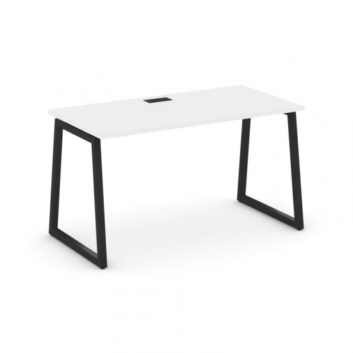 Style Project Стол письменный SN-4T1.SP-024 Акация Лорка/Металл Антрацит/Заглушка Пластик Черный 158 фото 6