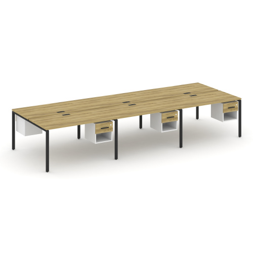 Бенч-система на 6 мест с подвесными тумбами Concept CN.DRS-159 фото 6