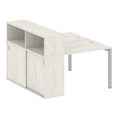 Бенч-система с шкафом-купе на П-обр. м/к Metal System Quattro 50БП.РС-СШК-2.1 фото 8 Бенч-система с шкафом-купе на П-обр. м/к Metal System Quattro 50БП.РС-СШК-2.1 фото 8