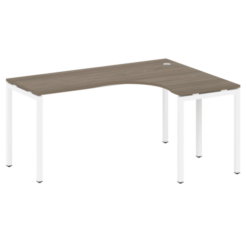 Стол криволинейный правый на П-обр. м/к Metal System Quattro 40БП.СА-4 (R)