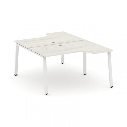 Style Project Рабочая станция эргоном. SN-6A.DRPA-022 Дуб Табак/Металл Белый 1580*1632/1992*750 фото 25