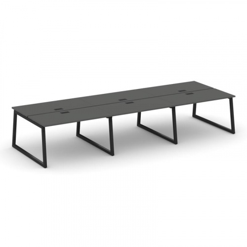 Style Project Рабочая станция 2-х сторон. SN-5T1.DRS-084 Акация Лорка/Металл Антрацит/Заглушка Пласт фото 7