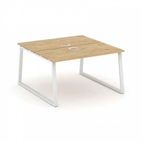 Style Project Рабочая станция 2-х сторон. SN-6T1.DRS-002 Акация Лорка/Металл Антрацит/Заглушка Пласт фото 3