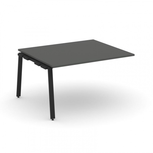 Style Project Проходной наб. элем. перег. стола SN-6A.NSPRG-033.3 Дуб Наварра/Металл Белый 1380*1180