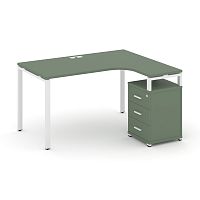 Стол эргономичный с опорной тумбой Concept CN.SA-305(R)