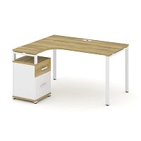 Стол эргономичный с опорной тумбой Concept CN.SA-306(L)