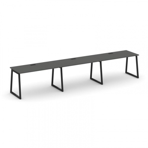 Style Project Рабочая станция 1 сторон. SN-4T1.ORS-031 Акация Лорка/Металл Антрацит/Заглушка Пластик фото 4