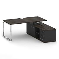 Стол руководителя с опорной греденцией Shift SK.SRG-180 (R)