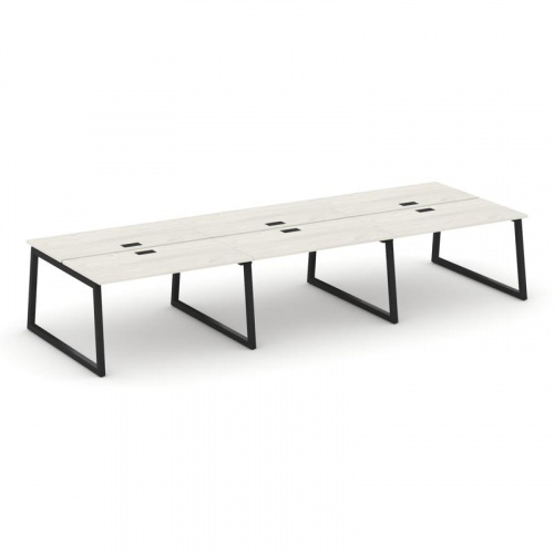 Style Project Рабочая станция 2-х сторон. SN-5T1.DRS-084 Акация Лорка/Металл Антрацит/Заглушка Пласт фото 6