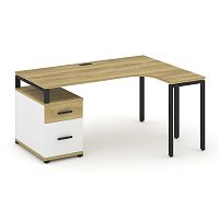 Стол эргономичный с опорной тумбой Concept CN.SA-304(R)