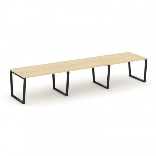 Style Project Стол переговорный SN-6T2.SPRG-021.3 Акация Лорка/Металл Антрацит 2940*980*750 фото 5