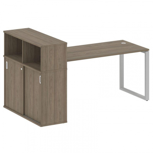 Стол письменный с шкафом-купе на О-обр. м/к Metal System БО.РС-СШК-3.4 фото 11
