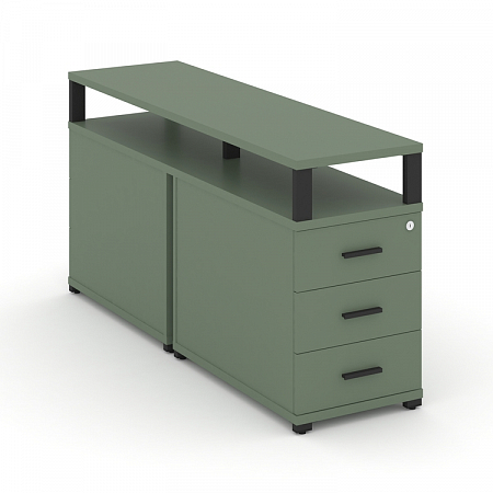 Тумба двухсторонняя приставная Concept CN.DTGP-001