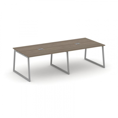 Style Project Стол переговорный SN-4T1.SPRG-042 Акация Лорка/Металл Антрацит/Заглушка Металл Антраци фото 14