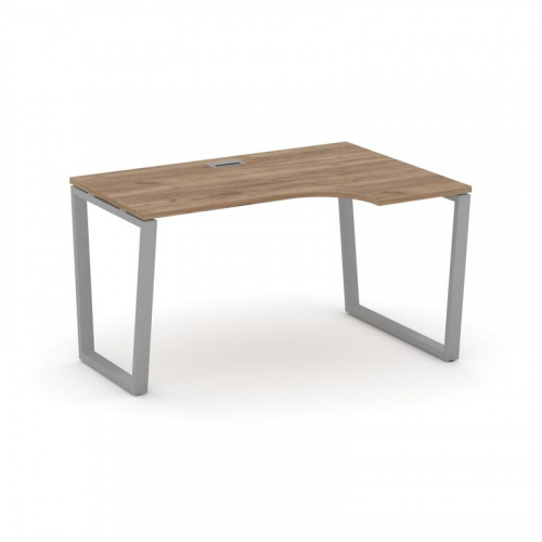 Style Project Стол рабочий эргоном. SN-6T2.SPA-001(R) Акация Лорка/Металл Антрацит/Заглушка Пластик фото 10