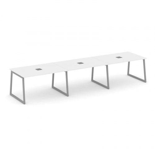 Style Project Стол переговорный SN-4T1.SPRG-023 Акация Лорка/Металл Антрацит/Заглушка Металл Антраци фото 16