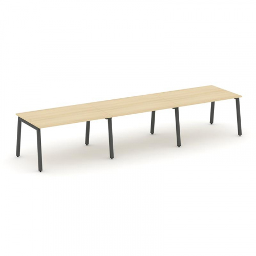 Style Project Стол переговорный SN-5A.SPRG-023.3 Дуб Наварра/Металл Белый 4410*980*750 фото 18