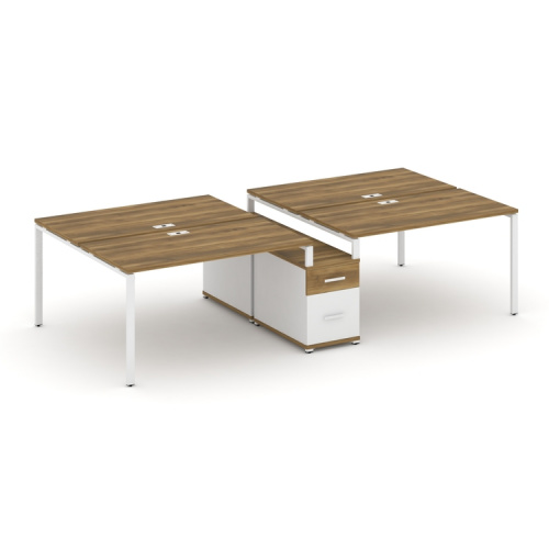 Бенч-система на 4 места с опорной тумбой Concept CN.DRS-315 фото 8