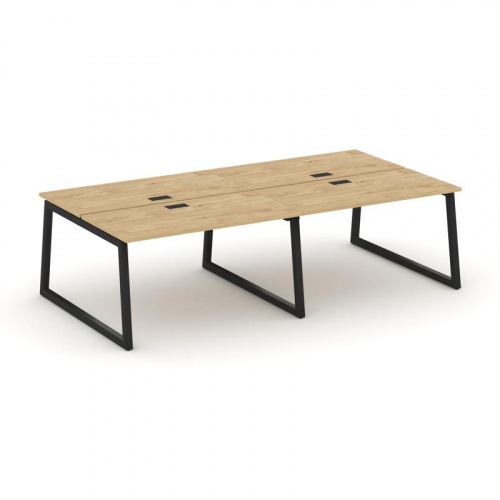 Style Project Рабочая станция 2-х сторон. SN-5T1.DRS-053 Акация Лорка/Металл Антрацит/Заглушка Пласт