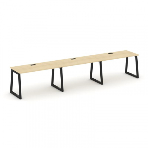 Style Project Рабочая станция 1 сторон. SN-5T1.ORS-032 Акация Лорка/Металл Антрацит/Заглушка Пластик фото 7