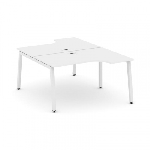 Style Project Рабочая станция эргоном. SN-5A.DRPA-011 Акация Лорка/Металл Белый 1380*1432/1992*750 фото 16