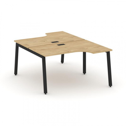 Style Project Рабочая станция эргоном. SN-5A.DRPA-011 Акация Лорка/Металл Белый 1380*1432/1992*750 фото 13