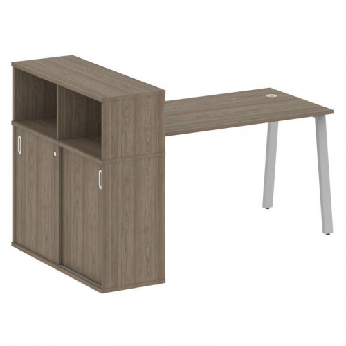Стол письменный с шкафом-купе на А-обр. м/к Metal System БА.РС-СШК-3.3 фото 7