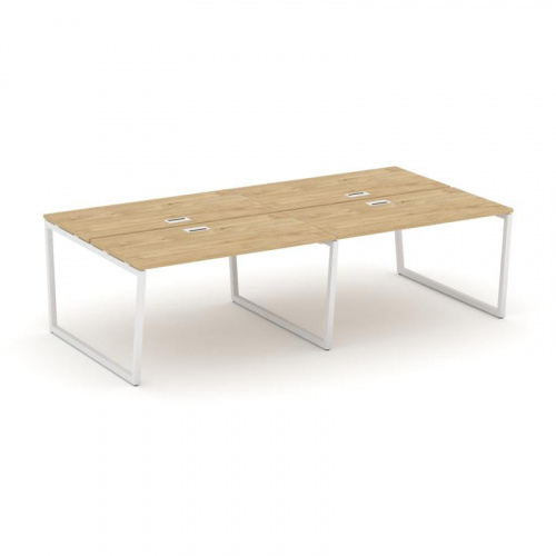 Style Project Рабочая станция 2-х сторон. SN-4T2.DRS-033 Акация Лорка/Металл Антрацит/Заглушка Пласт фото 3