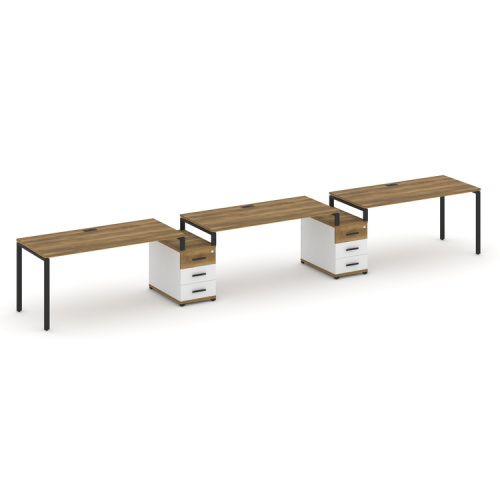 Бенч-система на 3 места с 2 опорными тумбами Concept CN.ORS-328 фото 7