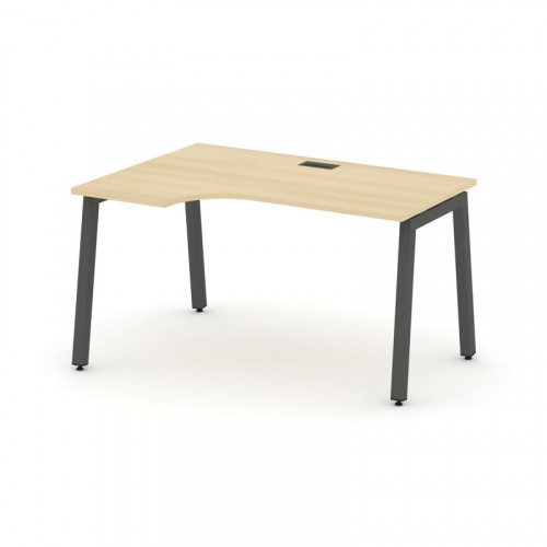 Style Project Стол рабочий эргоном. SN-5A.SPA-002(L) Дуб Табак/Металл Антрацит 1580*600/980*750 фото 26