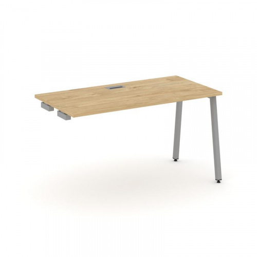 Style Project Стол-приставка к опор. элем. SN-4A.OPRS-024 Дуб Наварра/Металл Антрацит 1580*800*750 фото 5