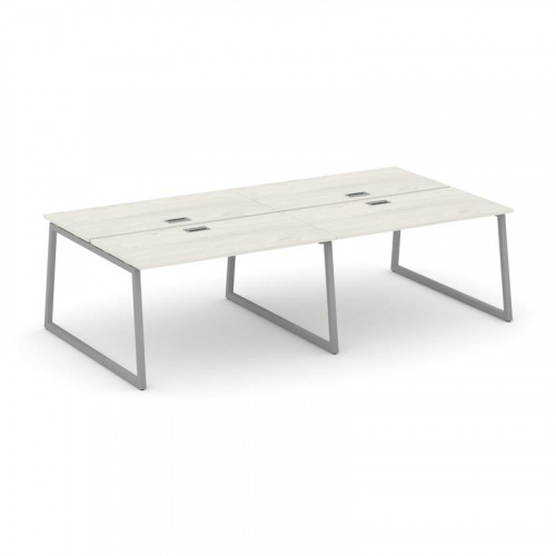 Style Project Рабочая станция 2-х сторон. SN-4T1.DRS-053 Акация Лорка/Металл Антрацит/Заглушка Пласт фото 17