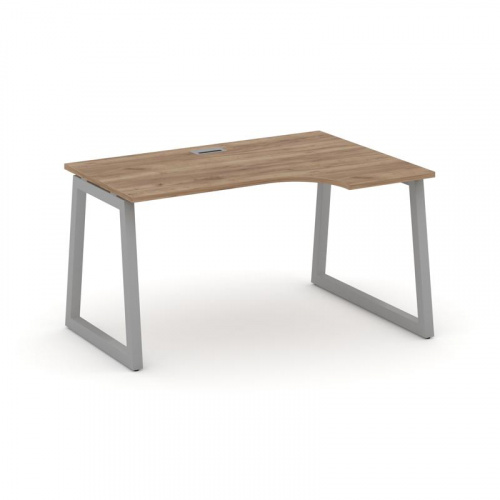 Style Project Стол рабочий эргоном. SN-5T1.SPA-002(R) Акация Лорка/Металл Антрацит/Заглушка Пластик фото 10