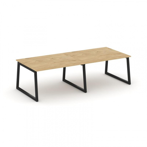 Style Project Стол переговорный SN-5T1.SPRG-044.3 Акация Лорка/Металл Антрацит 3160*1180*750 фото 2