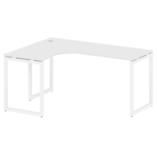 Стол криволинейный левый на О-обр. м/к Metal System Quattro 40БО.СА-4 (L) фото 11 Стол криволинейный левый на О-обр. м/к Metal System Quattro 40БО.СА-4 (L) фото 11