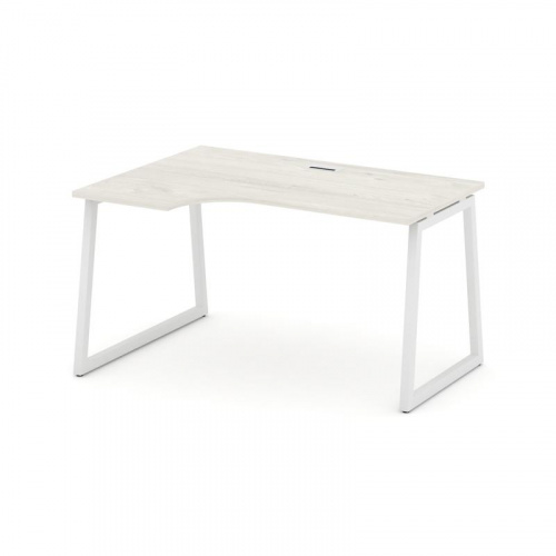 Style Project Стол рабочий эргоном. SN-4T1.SPA-021(L) Акация Лорка/Металл Антрацит/Заглушка Пластик фото 18