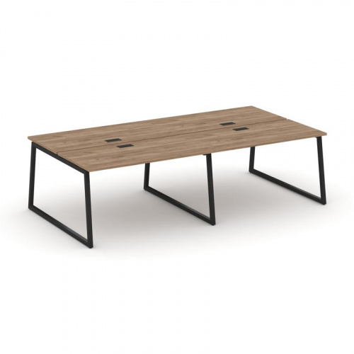 Style Project Рабочая станция 2-х сторон. SN-4T1.DRS-053 Акация Лорка/Металл Антрацит/Заглушка Пласт фото 5