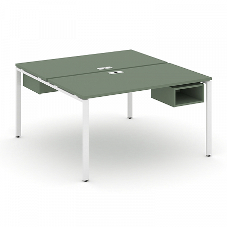 Бенч-система на 2 места с подвесными тумбами Concept CN.DRS-101