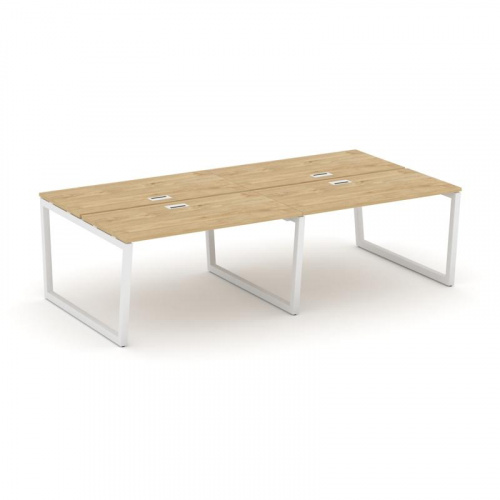 Style Project Рабочая станция 2-х сторон. SN-5T2.DRS-033 Акация Лорка/Металл Антрацит/Заглушка Пласт фото 3