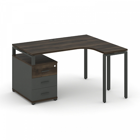 Стол эргономичный с опорной тумбой Concept CN.SA-303(R)