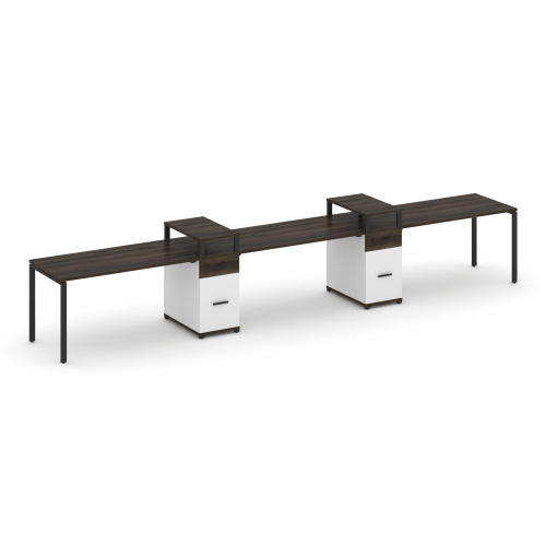 Бенч-система на 3 места с 2 опорными тумбами Concept CN.ORS-455 фото 9