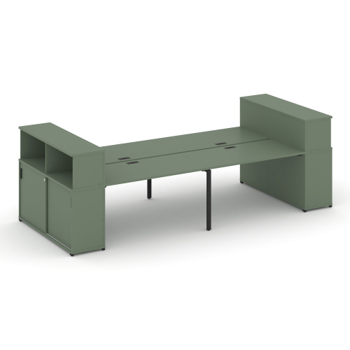 Бенч-система с опорными шкафами-купе Concept CN.DRS-284