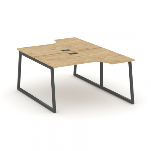 Style Project Рабочая станция эргоном. SN-4T1.DRPA-001 Акация Лорка/Металл Антрацит/Заглушка Пластик фото 12