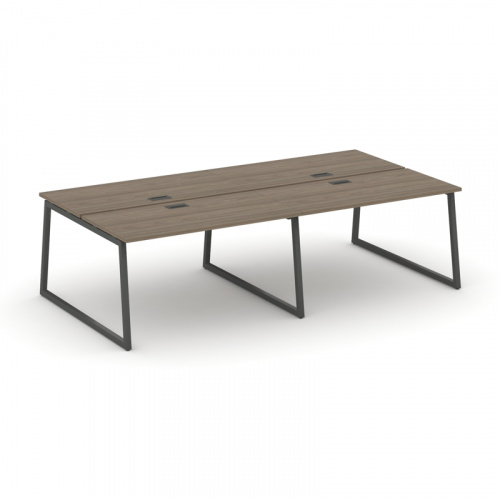 Style Project Рабочая станция 2-х сторон. SN-4T1.DRS-053 Акация Лорка/Металл Антрацит/Заглушка Пласт фото 12