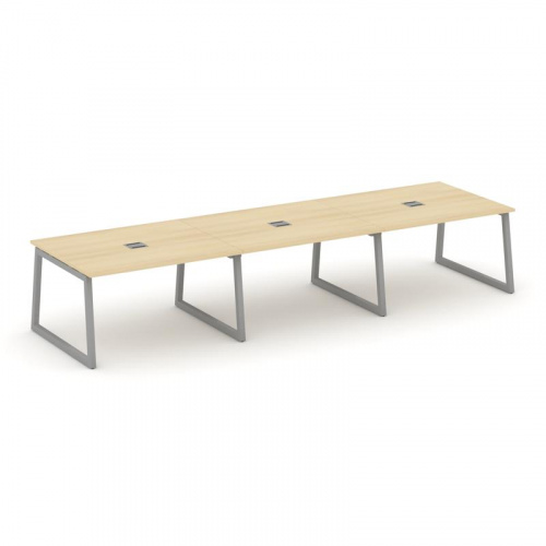 Style Project Стол переговорный SN-5T1.SPRG-054 Акация Лорка/Металл Антрацит/Заглушка Металл Антраци фото 21