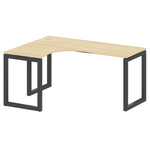 Стол криволинейный левый на О-обр. м/к Metal System Quattro 50БО.СА-4 (L) фото 8