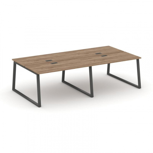 Style Project Рабочая станция 2-х сторон. SN-6T1.DRS-031 Акация Лорка/Металл Антрацит/Заглушка Пласт фото 23