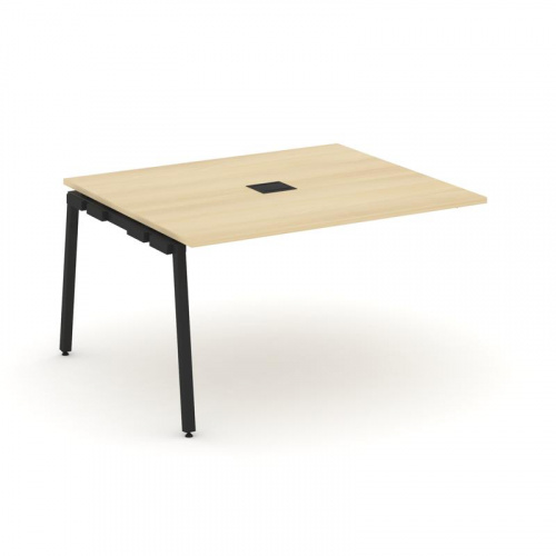 Style Project Проходной наб. элем. перег. стола SN-4A.NSPRG-033 Дуб Табак/Металл Белый 1380*1180*750 фото 3