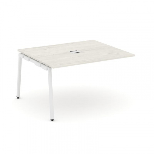 Style Project Проходной наб. элем. перег. стола SN-4A.NSPRG-033 Дуб Табак/Металл Белый 1380*1180*750 фото 21