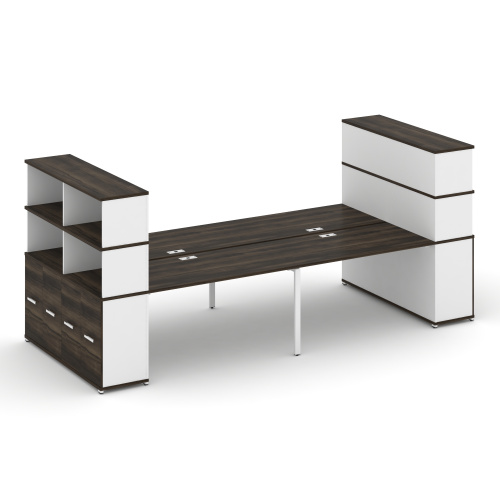 Бенч-система с опорными распашными шкафами Concept CN.DRS-275 фото 10